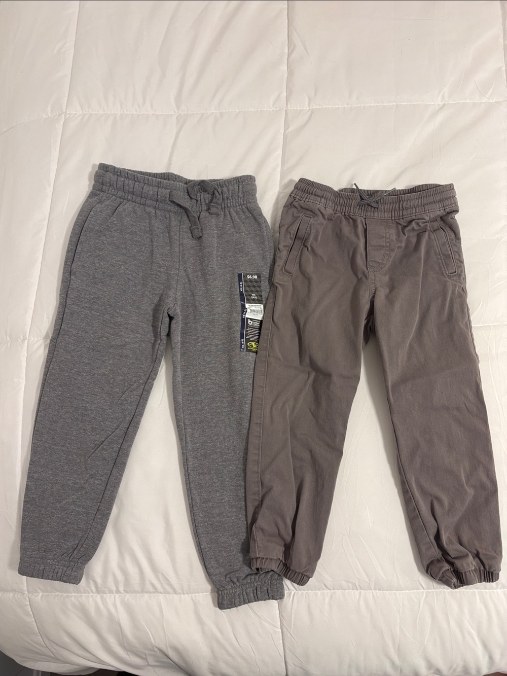Kids Old Navy /Athletic Kids GrayBrown  Elastic-Waist Jogger Pants - Set of 2